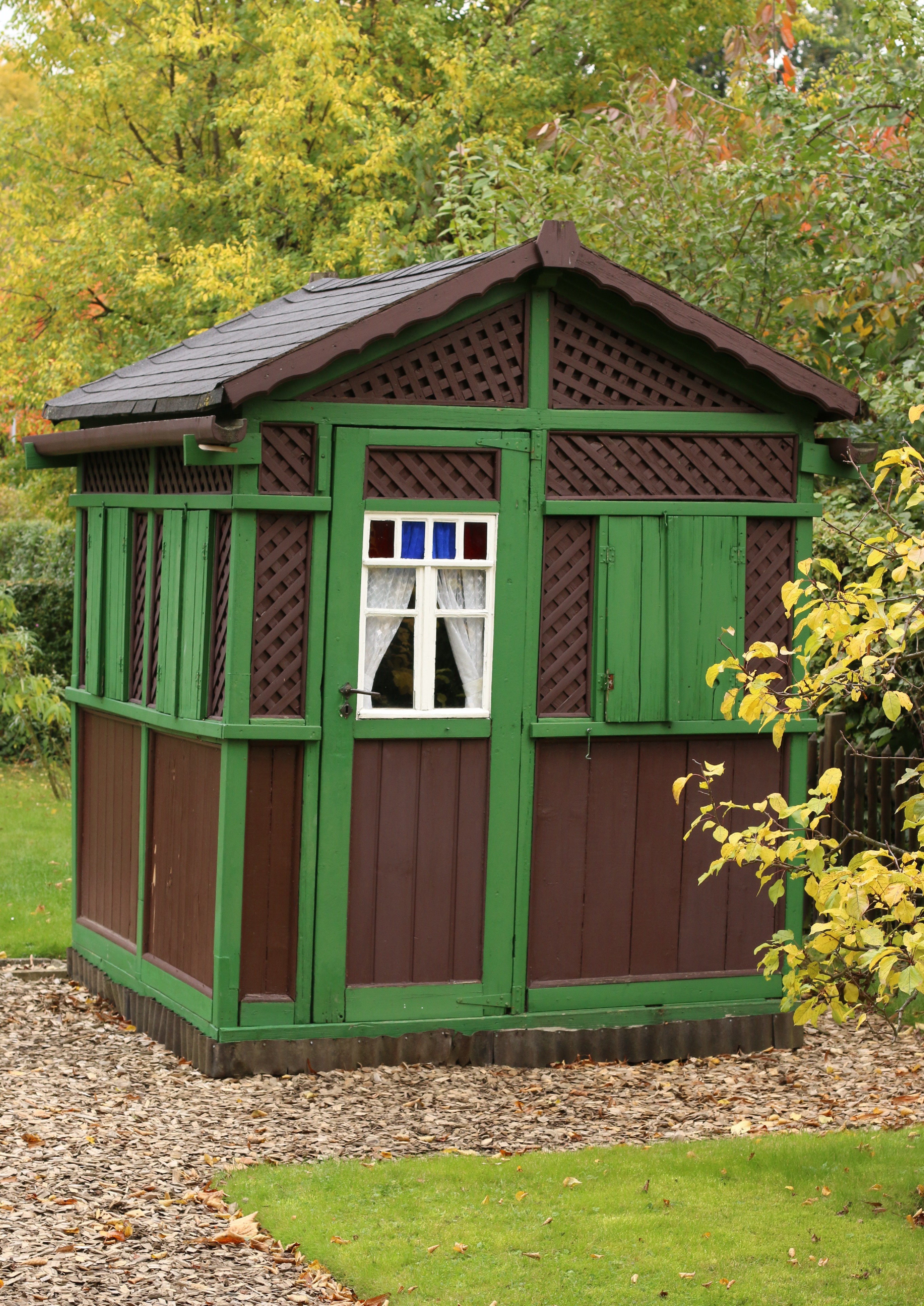 Leipzig Und Die Schrebergarten Der Garten Auf Deutsch Le