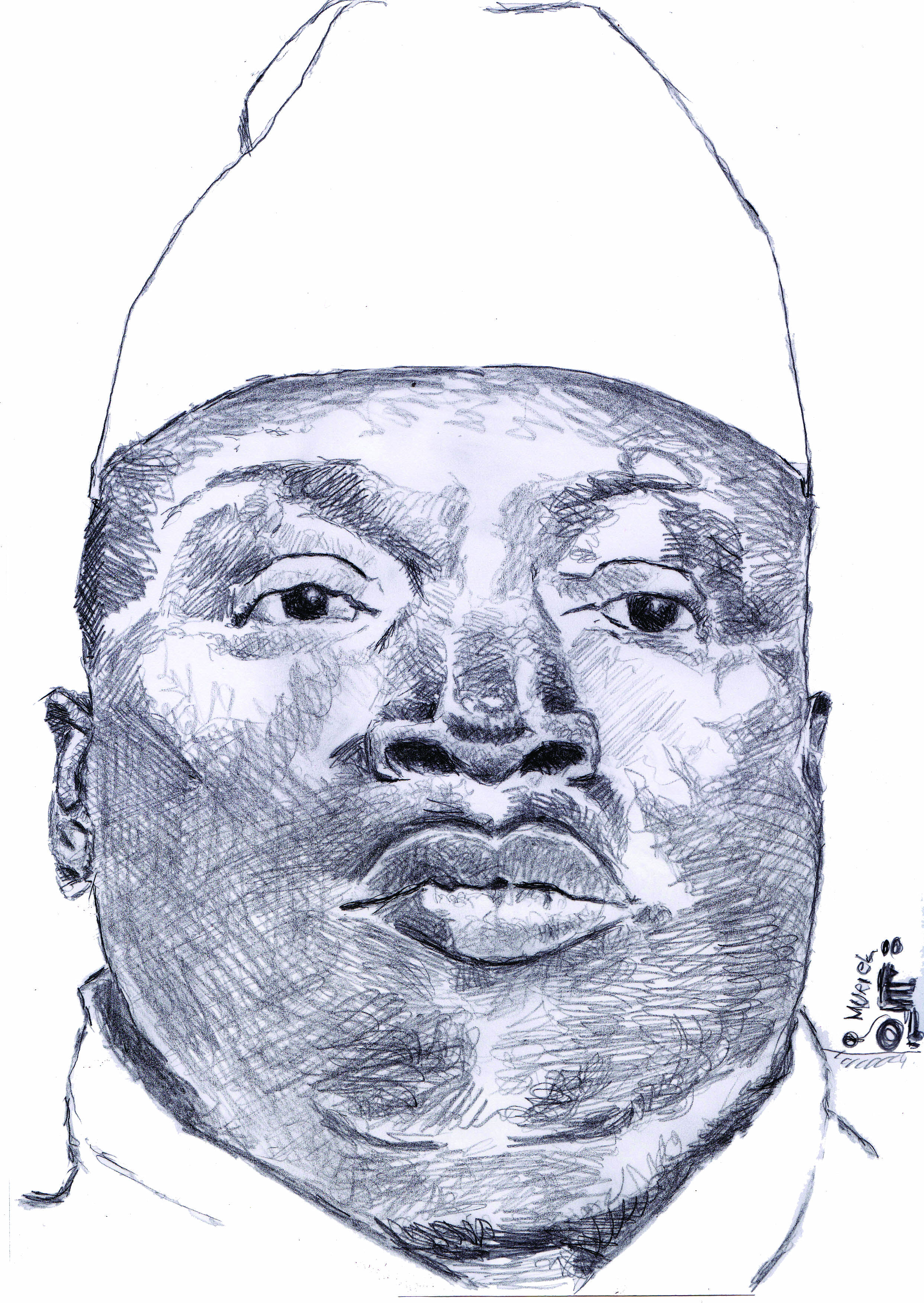 Portrait de Yaya Jammeh. Crédit Muriel Epailly.