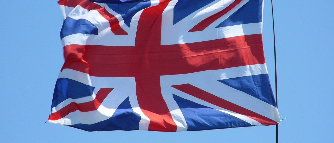 Drapeau du Royaume-Uni. Crédit Rob Micthell.