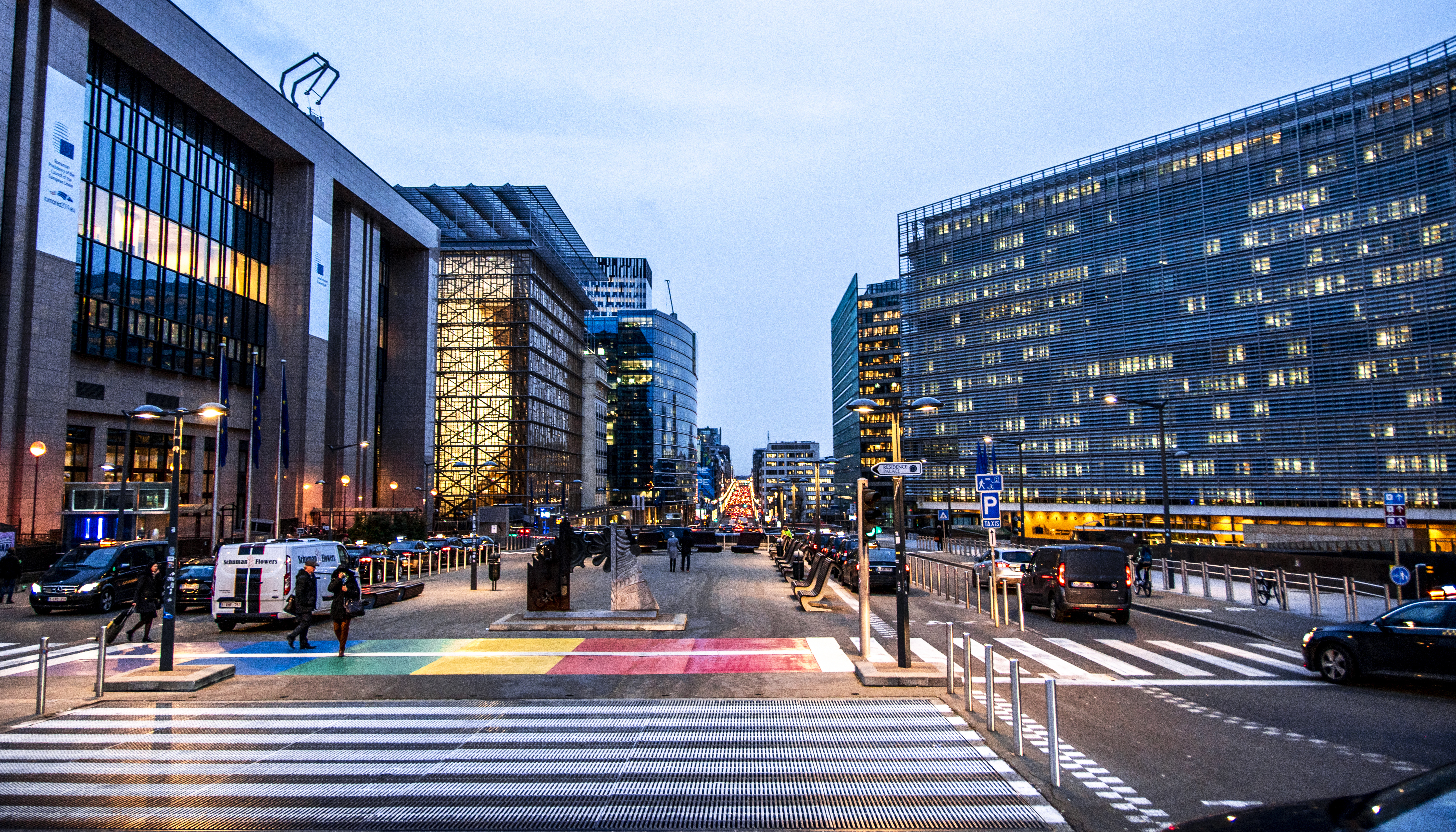 Rue de la Loi, Bruxelles.